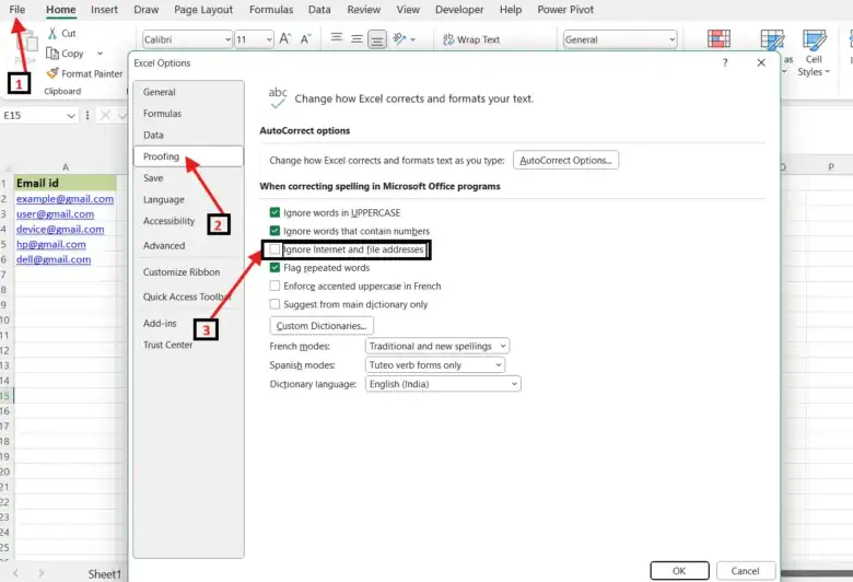 Stop Excel from Creating Hyperlinks Automatically