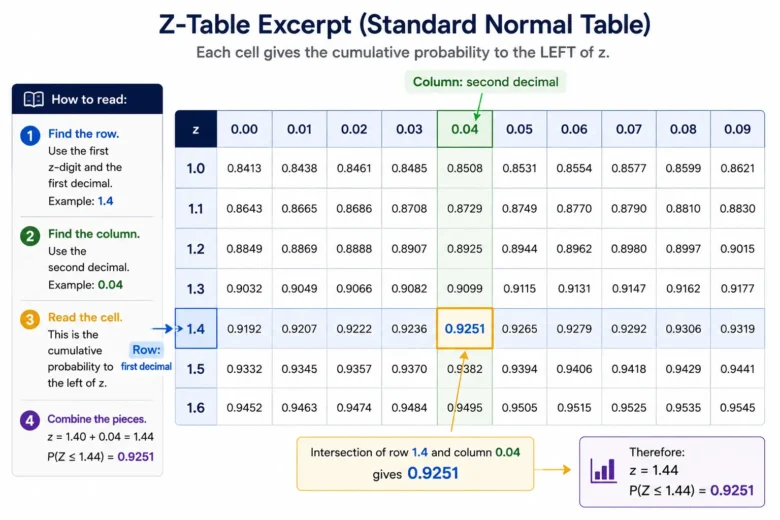 Z-Score Excerpt